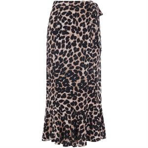 Whistles Leopard Spot Wrap Skirt
